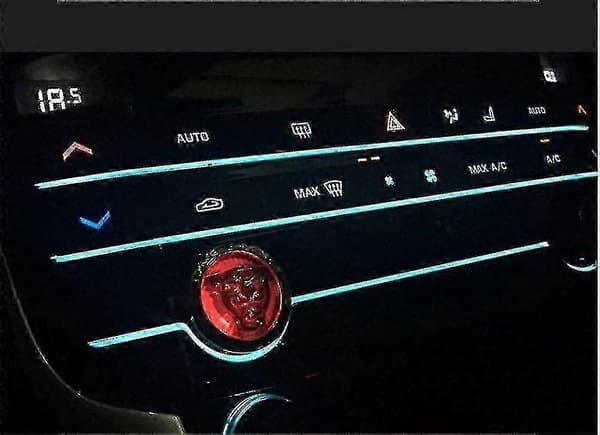 Nøglefri bilmotor start-stop-knapdæksel til Jaguar Xf Xe Xj E-pace F-pace