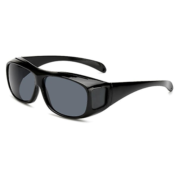 Bil Night Vision Solbriller Sikkerhed Kørebriller Night Driving Briller Unisex Solbriller Uv Beskyttelse Solbriller| | Gray