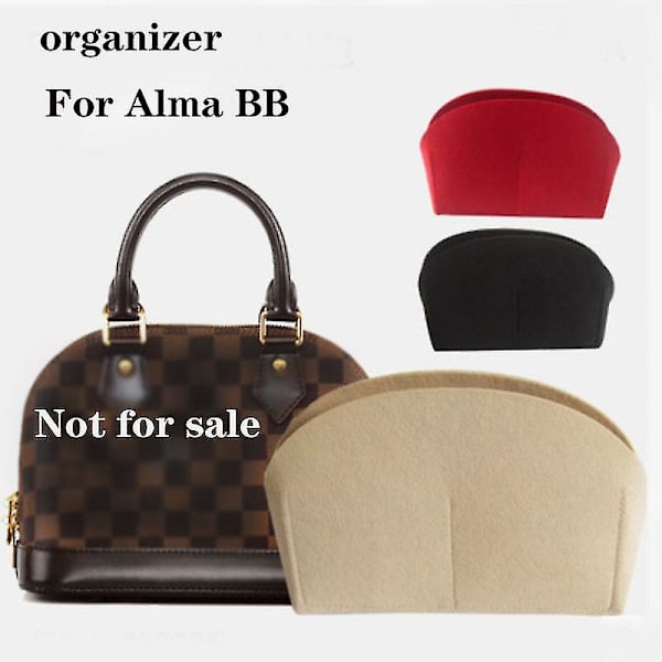 Bærbar kosmetisk base Shaper Shell Organizer til Alma Bb-indsatsposer Red Alma BB