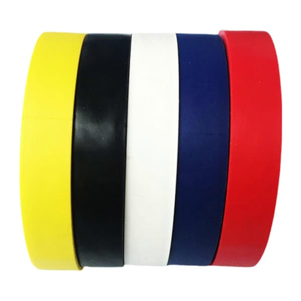 5-pack racket-finishband för badminton och squash, förseglingstejp, svettabsorberande specialtejp, lättanvänd, vit White