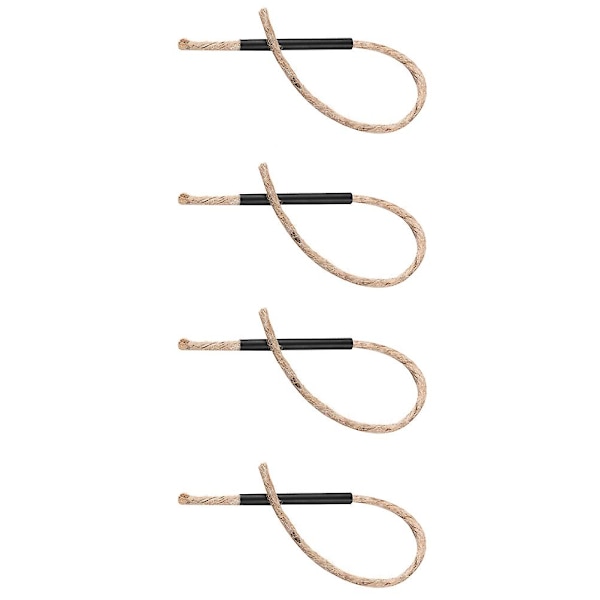 4 set Survival Wick tändare vaxinfunderad flätad sladd Eldstartrep Eldändare 30X0.8X0.8cm