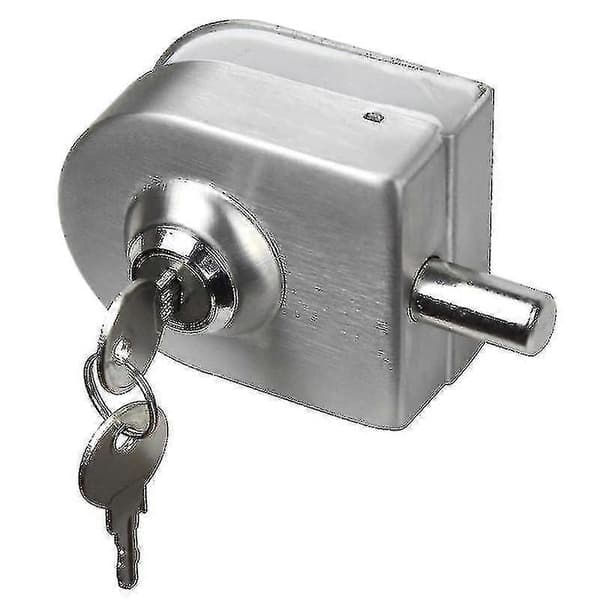 Glasdørlås i rustfrit stål, sikker og holdbar