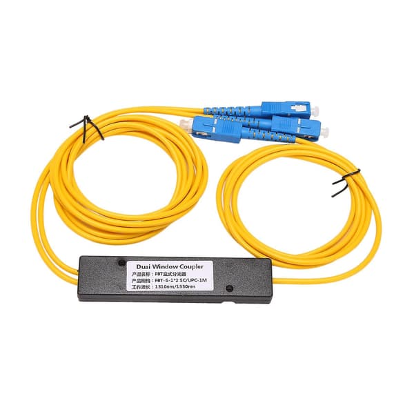 Ftth 1x2 Plc Singlemode Fiberoptisk Splitter Optisk Kopplare