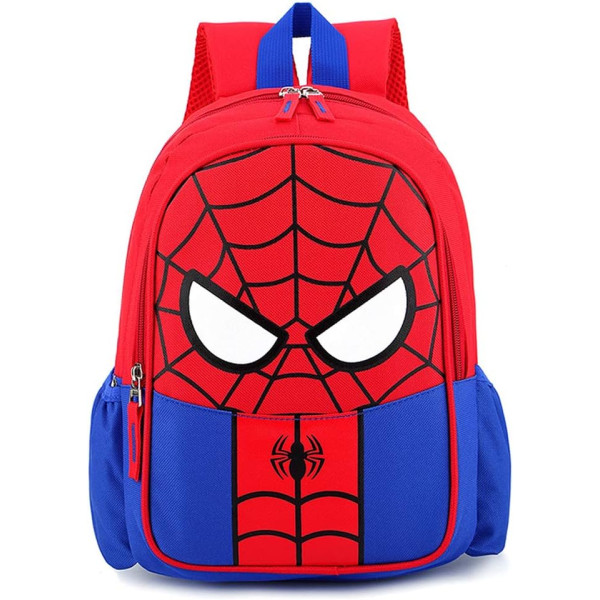 Spiderm-rygsæk, Spiderm Edition Blue & Red Letvægts, holdbart kvalitetsskoleudstyr