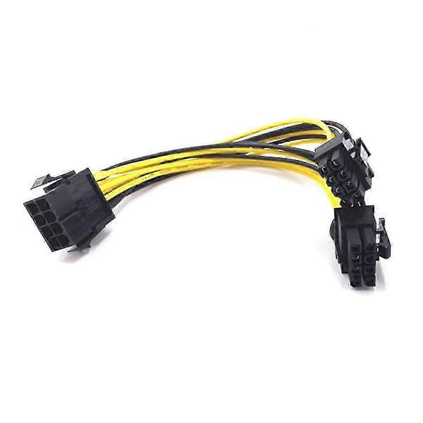 8PIN hun til 8PIN han (6+2) GPU strømadapterkabel