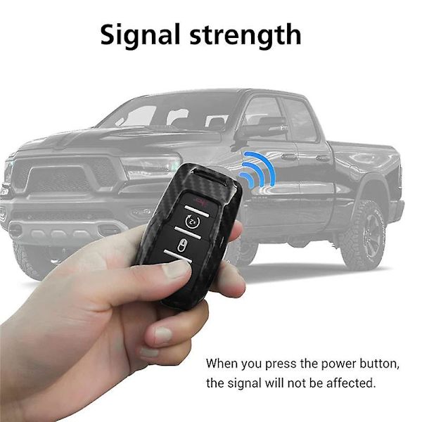 Cover för 2019 2020 2021 Ram 1500 2500 3500, Key Fob Shell Protector Shell Nyckelhållare (abs