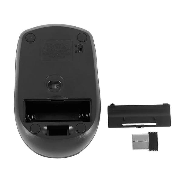 Trådlös mus 2,4 GHz USB-dongel optisk scroll för PC och bärbar dator
