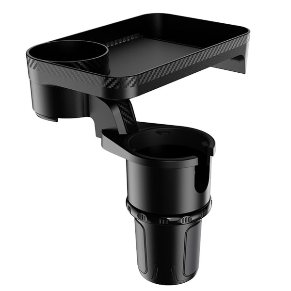 Bærbar Auto Bil Kopholder Fastgørbar Måltidsbakke Udvidet Bord Skrivebord 360 Roterbar Justerbar Bil Madbakke Kopholder Expander|drikkeholdere| Large