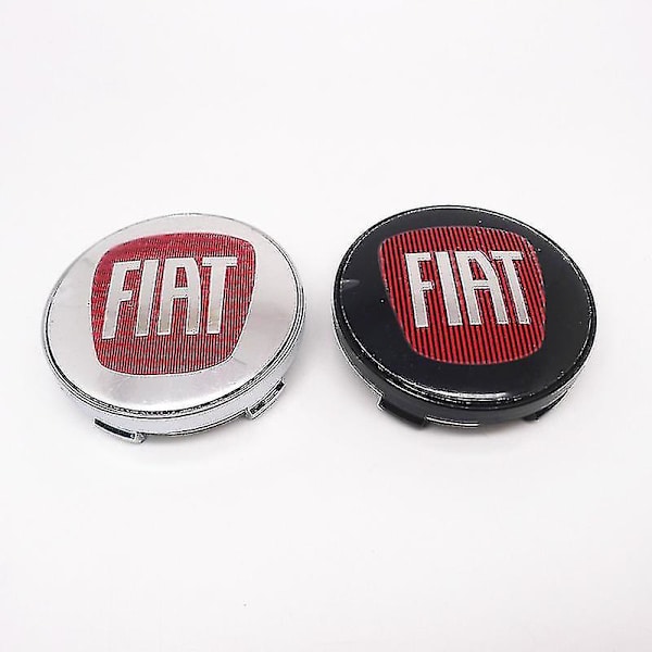 4 stk 60 mm til Fiat 500 hjul centernavkapsler Fælge Støvtæt dæksel navkapsler Emblem til Punto Stilo Bravo Ducato Freemont 124 600,c