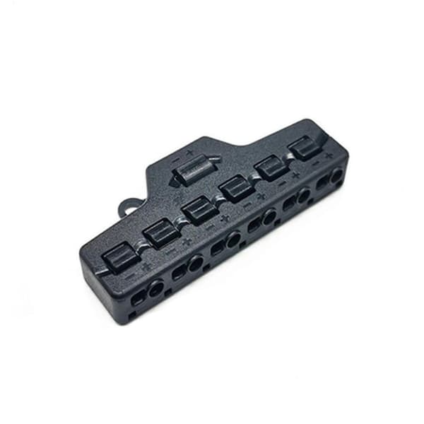60-ports Quick Connect Out Line Splitter Quick Splitter Out Line Splitter Belysning LED Strip Model Lys Jernbane Layout Black