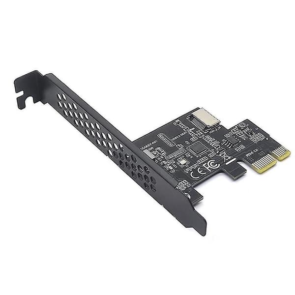 Pci 2.0 X1 Usb 3.2 Gen1 Type-e -lisäkortti Pcie Etuosan Type-c -sovitin Riser Usb3.1 Gen1 A-key 5gb Ex