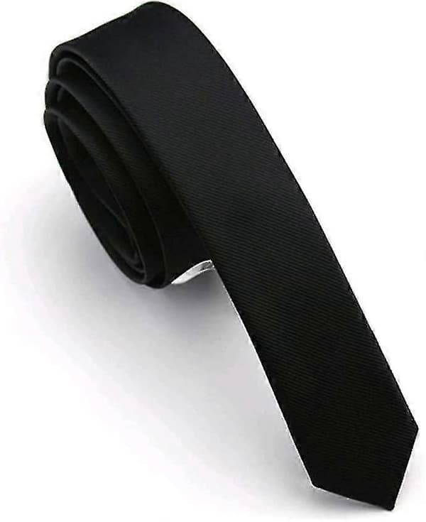 58\" Enfärgad Smal Herrslips - Slim Slips Present (4cm)