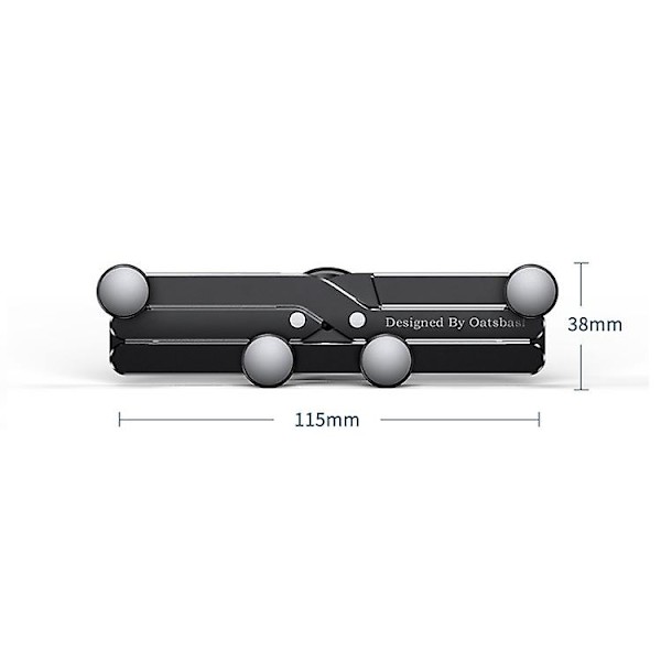 Oatsbasf 02750 Gravity Auton matkapuhelinteline Silver