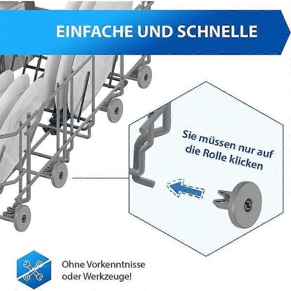 2025 Senaste modellen, 8-pack ersättningstrummor för Electrolux diskmaskiner