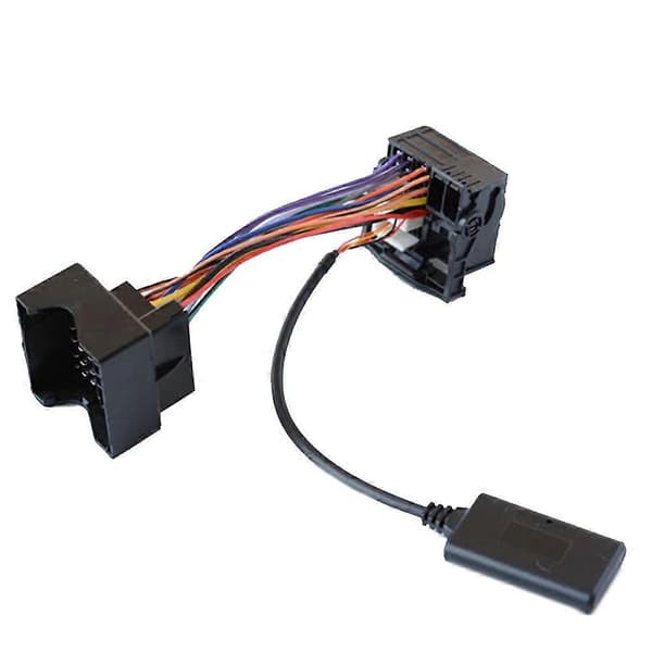 Bluetooth-kompatibel ljud AUX-kabel stor kontaktadapter 12-stift för BMW E60 E63 E64 E61 E62 CD