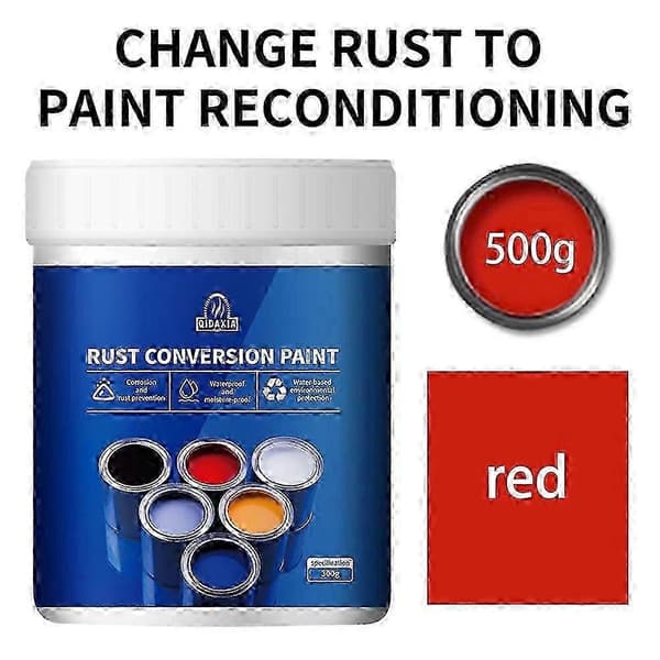 Rustfjerner Anti-Rust Spray til Chassis & Mekaniske Dele - Rustforebyggelse & Behandling Red 500g