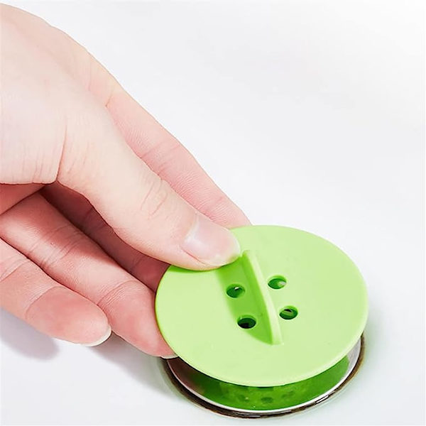 Cylindrisk svamphuvudplugg Badrumsplugg Diskbänk Filter Universal Cover Anti-täppning Vatten Golvavlopp (Färg: Grå)