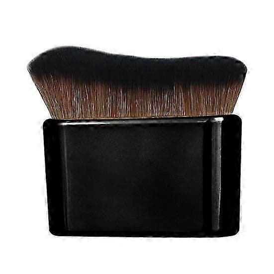 Solcreme Selvbruner Applikatorbørste Jævn Dækning Ingen Striber Multifunktionel Bred Anvendelse Makeupbørste svart