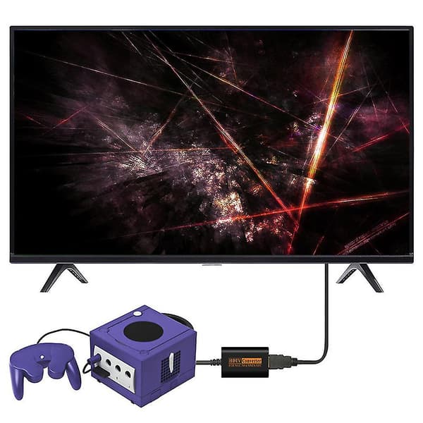 1080p HDMI-kompatibel adapterkonverterer høyklarhetskabel for Nintendo 64/SNES/NGC Gamecube-konsoll