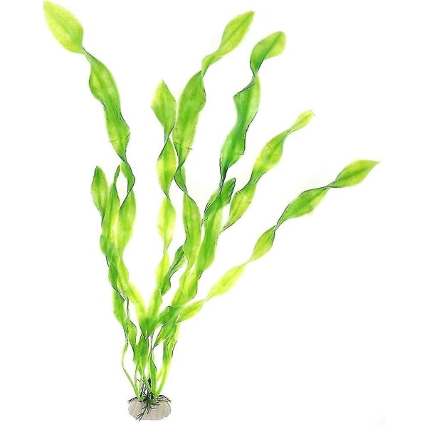 10 stk kunstig tang dekoration, simulering plast tang vandplanter tang græs brugt til husholdning og kontor akvarium, 12 tommer
