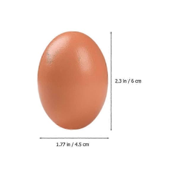 Träimitationägg kompatibla med heminredning med 8 st simuleringsägg