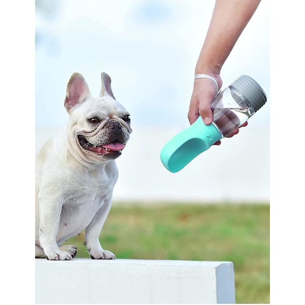 Hunde Vandflaske Med Poop Bag Dispenser, Bærbar Hunde Rejse Vandflaske Perfekt Til Gåture, Vandreture