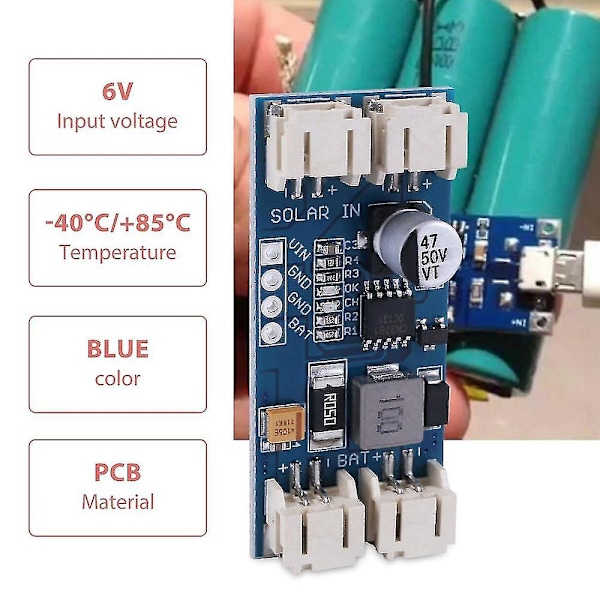 Cn3791 Mppt Solpanel Litiumbatteri Laddningsmodul 3,7v 4,2v Spänningsregulatoromvandlare 6v För
