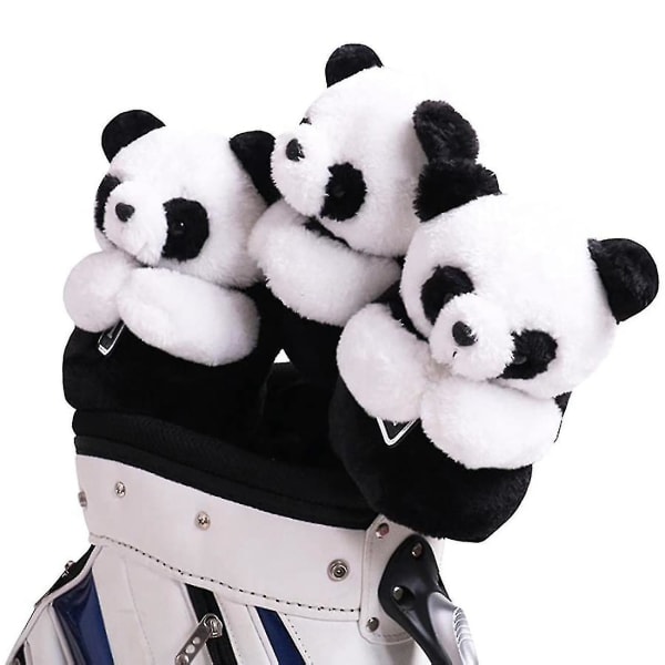 Panda Golf Club Headcover för Driver Wood Sports Outdoor Golf Club
