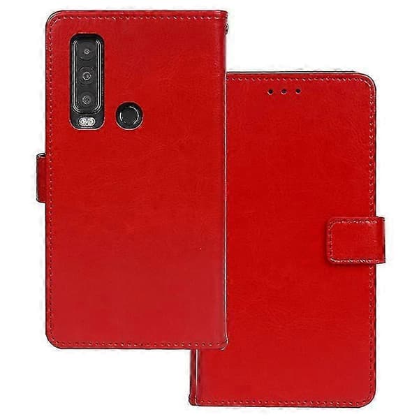 Cat S75 5G -kotelo crazy horse -tekstuurilla Red