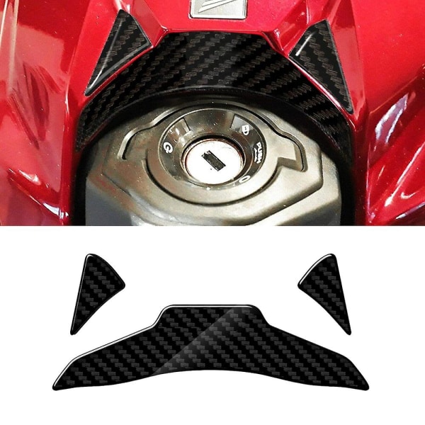 For Honda Cbr650r 2019-2022 3d Carbon-look Triple Yoke Defender Sticker Side Tank Pad Protection 2