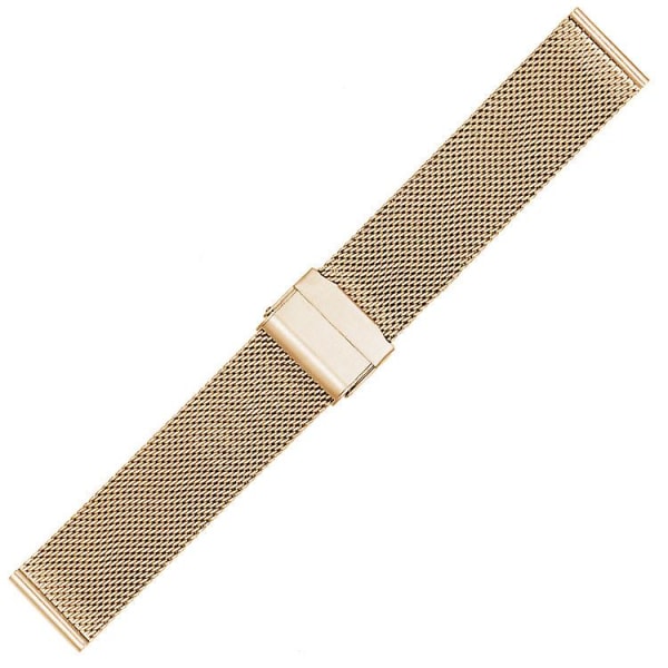 Ruostumattomasta teräksestä valmistettu mesh watch miesten naisille, pikairrotettavat mesh watch 14mm / 18mm Silver 18mm