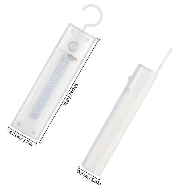 Menneskekroppssensor Nattlampe kompatibel med belysning 1 stk Hvit plast LED