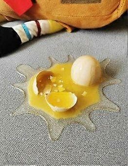 Ødelagt egg telefonstativ, ødelagt egg, knust egg, prank leketøy