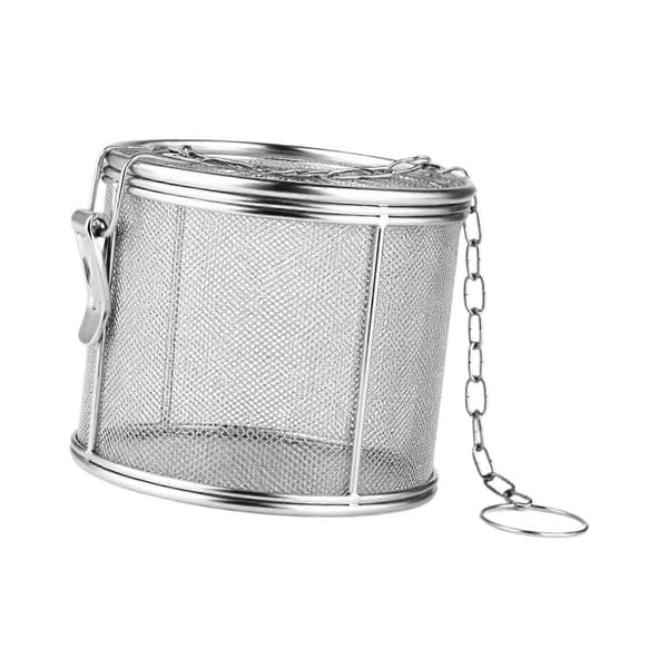 Mesh Te-bold Infuser Krydderikurv Rustfrit Stål Te Krydderi Infuser Finmasket Diameter 14cm