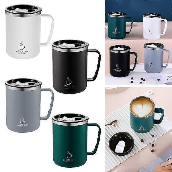 500 ml termokopp i rustfritt stål for te og kaffe, isolert reisekrus