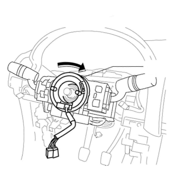 Styrevinkelsensor for BMW 3-serie X5 E70 E81 E82 E89 E90 E91 E92 61316967324 Svart