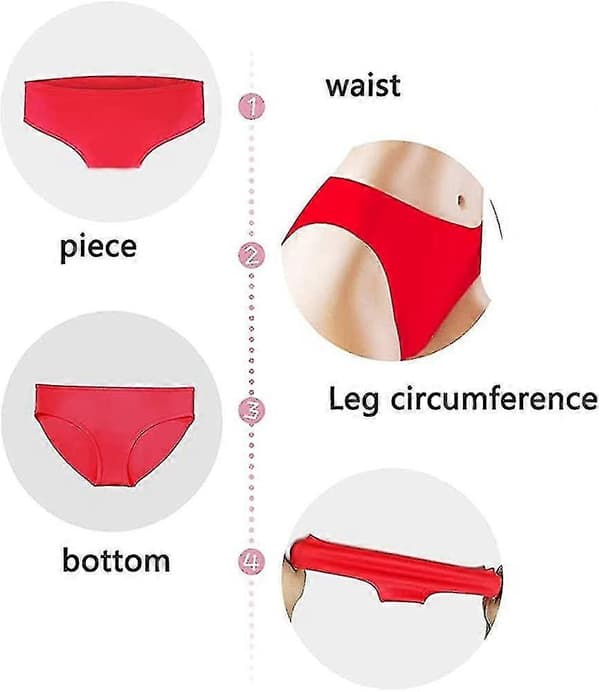 Dame svømmetruse, vanntett strand elastisk silikon anti-lekkasje menstruasjon