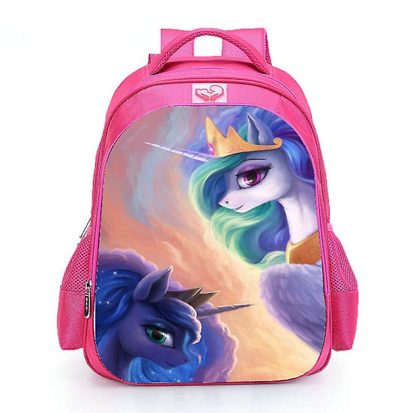 Pink My Little Pony -koululaukku lasten 16 tuuman oppilas yksisarvinen koululaukku teini-ikäisille tytöille casual matkalaukku päiväreppu as picture7