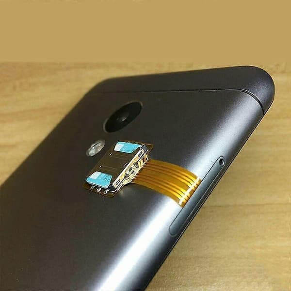 TF Hybrid Sim Slot Dual SIM-kortadapter Micro SD-forlænger til Android-telefon Micro Sim