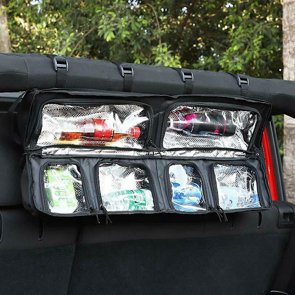 Roll Bar Storage Bag Organizer För Wrangler Lj Tj Jk Jl Gladiator Jt Multifickor & Organizers & T