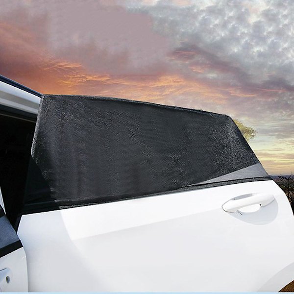 2st Bilstylingtillbehör Solskydd Auto Uv-skydd Gardin Sidofönster Solskydd Mesh Solskydd Fönsterfilmer - Sidofönstersolskydd Rear