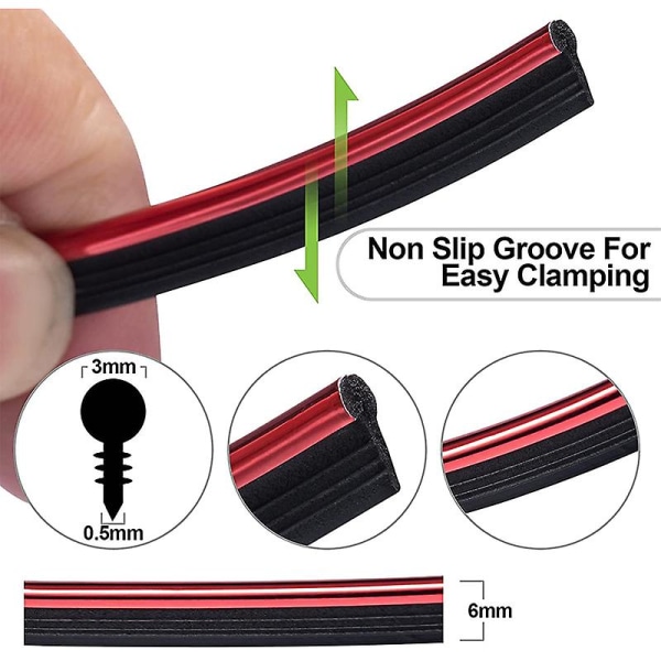 Bil interiör gjutning Trim Strips Gör det själv Bil Styling Instrumentbräda Luftuttag Universal Flexibel Auto Inredning Tillbehör| | Silver