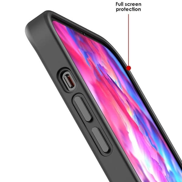 iPhone 14 Pro Max Deksel Klassisk Hybrid Matt Rosa