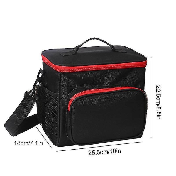 Bærbar kjølebag for piknik, isolert matpose for camping, shopping, treningsstudio, reiser, studenter - egnet for kvinner og menn