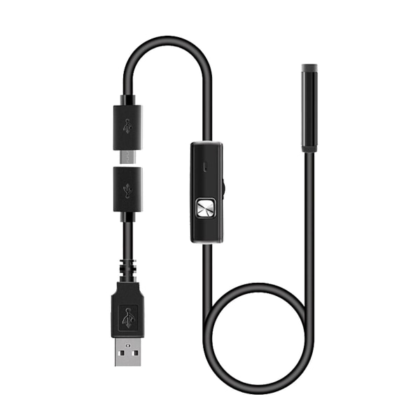 7 mm matkapuhelimen endoskooppi vedenpitävä putkiendoskooppi kamera USB universal teollisuusendoskooppi Multicolor