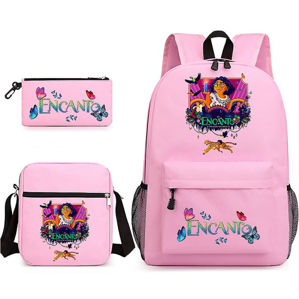 Encanto Mirabel Madrigals skulderveske +ryggsekk +penn Etui Carnival Child Only Pencil Case