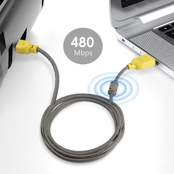 Usb Midi-kabel för instrument - 1,5 m/5 fot, Usb A till Usb B