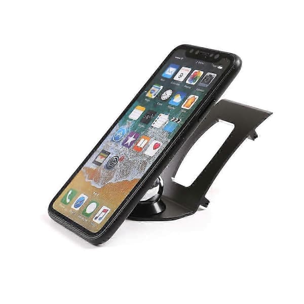 Til X5 E70 X6 E71 2008-2013 Mobiltelefonholder i aluminiumslegering til bilinteriør, sort