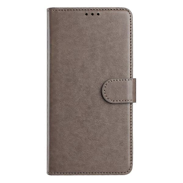 Kompatibelt plånboksfodral för iPhone 17 med stativ, PU-läder, folio-flipfodral med 8 kortfack Grey