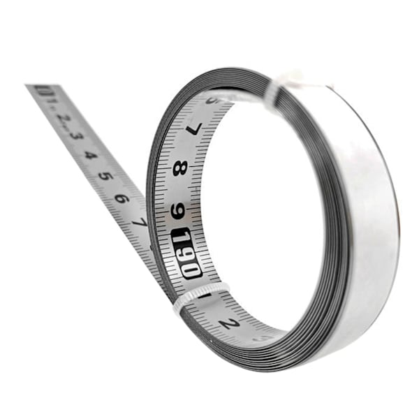 Rustfrit stål selvklæbende målebånd Metal Ru As Shown